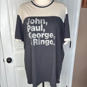 Limited Edition Trunk Ltd Beatles Unisex Colorblock T-Shirt - XL 2008